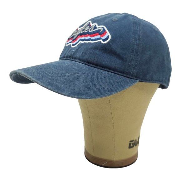 Richardson Eagles Twill Adjustable Tuck Strap Cap Trucker Baseball Hat Retro - Picture 2 of 13